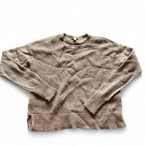 Gap Textured Waffle Knit Crewneck Sweater - Size S
